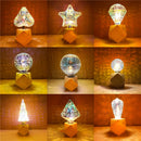 GobekUsa LED Firework Table Lamp for Living Room Bedroom Décor
