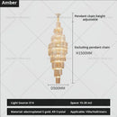 GobekUsa Crystal Chandelier for Penthouse Villa Living Room - Modern Light Luxury Design