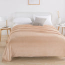 GobekUsa Coral Fleece Flannel Flower Printed Blanket for Single/Queen/King Beds
