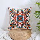 GobekUsa Boho Farmhouse Floral Square Pillow Cover Set of 2