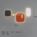 GobekUsa Art Deco LED Wall Lamp 70/120cm Metal Sconce for Bedroom Parlor Hotel