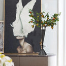GobekUsa Geometric Bronze Vase for Home Decor