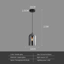 GobekUsa Double Glass Wall Art Light - Luxury Nordic Style for Bedroom and Aisle Decor