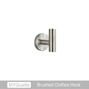 GobekUsa Brushed Gold Bathroom Hardware Set: Towel Bar, Paper Holder, Robe Hook