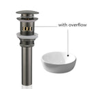 GobekUsa Gun Gray Waterfall Basin Faucet - Brass Hot Cold Sink Faucet