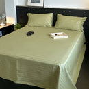 GobekUsa Luxe Cotton Satin Stripe Bed Sheet Set with 2 Pillowcase