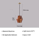 GobekUsa Japanese Style Wood Pendant Lamps: Timeless Elegance for Your Living Space