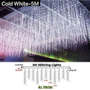 GobekUsa Icicle LED String Lights: Festive Outdoor Christmas Decoration for Party, Patio, Garden