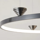 GobekUsa Circular All-Copper Italian Style LED Pendant Lamp for Living Room and Bedroom
