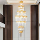 GobekUsa Crystal Staircase Chandelier: Luxurious European Style for Villa Living