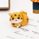 GobekUsa Lucky Tiger Figurine | New Year Fortune Symbol Home Decor Miniature