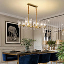 GobekUsa Glass LED Ceiling Chandelier for Living Room Bedroom Restaurant Hotel Kitchen Luxe Lighting