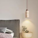 GobekUsa Japanese Stone LED Pendant Lamps Yellow Travertine Wabi Sabi Hanging Light