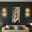 GobekUsa Gold LED Wall Sconce | Modern Nordic Bedroom Living Room Indoor Lighting