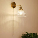 GobekUsa Glass Shade LED Wall Lamp Switched Nordic Light for Luxury Living Room