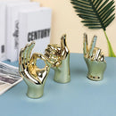 GobekUsa Hand Love Gesture Figurine Sculpture Home Desktop Decor