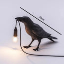 GobekUsa Lively Bird Resin Table Lamp - Home Decor Lighting for Bedroom, Living Room