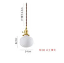 GobekUsa Green Glass Pendant Light for Bedroom Dinning Living Room
