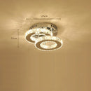 GobekUsa Crystal LED Ceiling Lamps Modern Chandeliers for Home Room Decor
