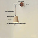 GobekUsa LED Yellow Travertine Stone Wall Lamp - Nordic Modern Stair Light