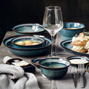 GobekUsa Beautiful Blue Ceramic Bowl Kiln Dinnerware Dish