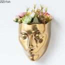 GobekUsa Ceramic Wall-mounted Vase for Plant Pots and Flower Arrangement