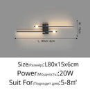 GobekUsa LED Wall Lamp: Modern Long Line Design for Living Room, Bedroom, Hallway, Indoor Lighting