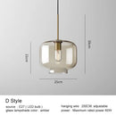 GobekUsa Glass Pendant Lights Dining Kitchen Bar Chandelier