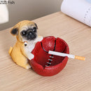 GobekUsa Basketball Puppy Ashtray: Portable, Windproof, Creative Desk Decoration & Smoking Accessory