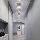 GobekUsa Crystal Chandelier Ceiling Light for Modern Living Room Decor