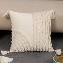 GobekUsa Geometric Tufted Fringed Cushion Cover for Stylish Home Decor
