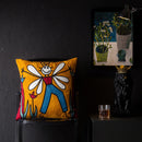 GobekUsa Christmas Picasso Style Abstract Cushion Cover for Living Room Sofa and Bed