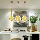GobekUsa Gold LED Pendant Ceiling Light for Home Decor & Kitchen Island