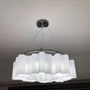 GobekUsa Cloud Glass LED Ceiling Light: Modern Minimalist Circular Design for Bedroom, Hallway, Restaurant