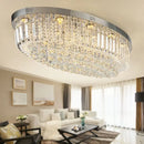 GobekUsa Crystal Dining Room Ceiling Light Modern LED K9 Crystals Gold / Chrome