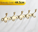GobekUsa Brass Gold Towel Hook: Wall Mount Bathroom/Kitchen Hanger