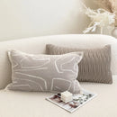 GobekUsa Light Grey Coffee Texture Pillow Covers - Modern Simplicity Cushion Cover for Home