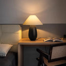 GobekUsa Elegant Wood Table Lamp for Bedroom Office Decor
