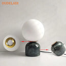 GobekUsa LED Glass Ball Table Lamp for Home Decor & Bedroom, Study, Living Room Lighting