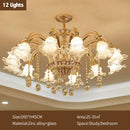 GobekUsa Crystal Luxury Ceiling Chandelier for Living Room, Hotel, Villa Lobby - Nordic Modern Lighting
