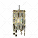 GobekUsa Crystal Headboard Chandelier: Modern Luxury for Master Bedroom & Dining Room