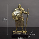 GobekUsa Heavy Armored Knight Resin Statue Decoration for Desk and Room Aesthetic