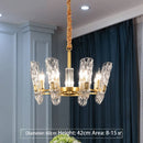 GobekUsa Glass LED Ceiling Chandelier for Living Room Bedroom Restaurant Hotel Kitchen Luxe Lighting