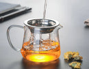 GobekUsa Glass Tea Pot Set with Infuser - Heat-Resistant Teapot & Fair Cup - Puer Tea Brewing Kit