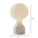 GobekUsa LED Fabric Floor Lamp: Modern Design for Bedroom, Living Room, Hotel Decor