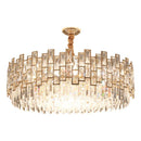 GobekUsa Crystal Chandelier: Postmodern Light Luxury for Living Room, Bedroom, Kitchen.
