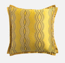 GobekUsa Baroque Floral Geometry Jacquard Cushion Covers - European Classical Decor, 45x45cm