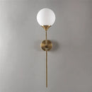 GobekUsa Glass Lampshade Wall Sconces for Bedside and Living Room Decor