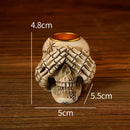GobekUsa Bone Skeleton Candlestick Holder Halloween Home Decoration