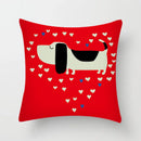 GobekUsa Hello Cat Pillow Cover - Modern Design for Home Decor - Cute & Cozy